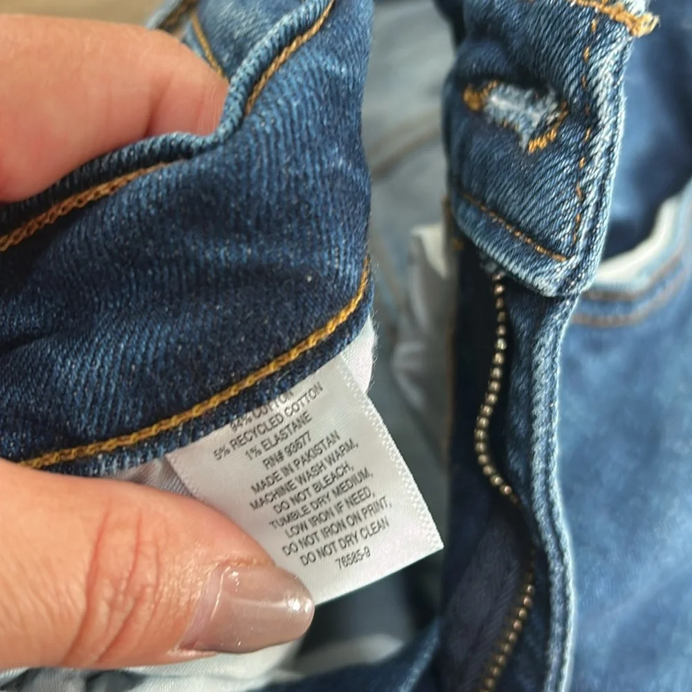 MUTUAL WEAVE THE SLIM MEN BLUE JEANS Sz 29 X 32 - Picture 7 of 11